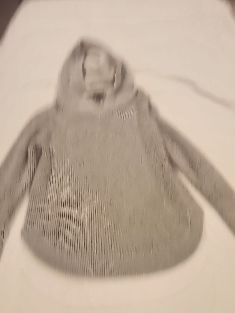 Women's Ribbed Hooded Turtleneck Sweater - Gray